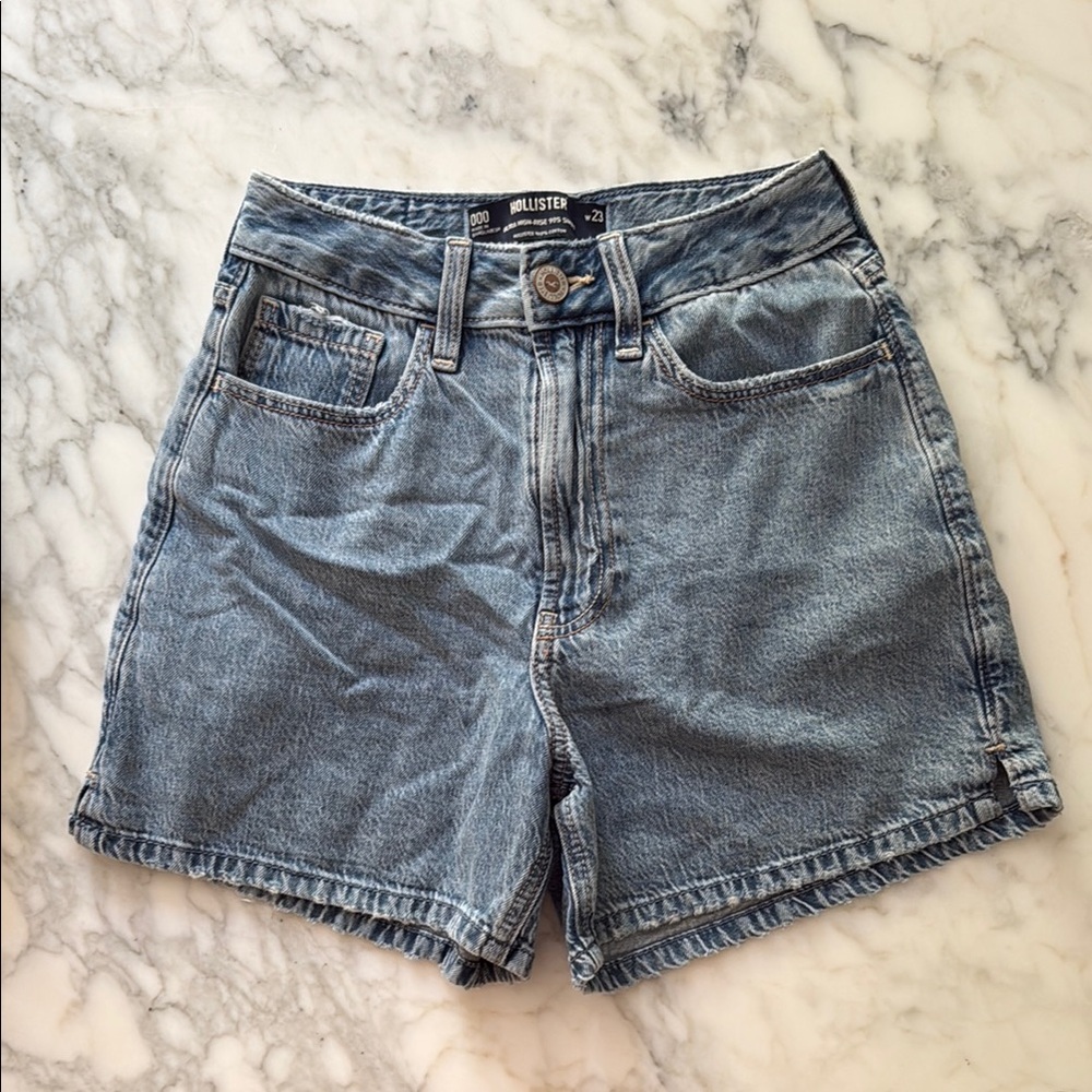 Hollister Blue Jean Shorts Classic Summer Style